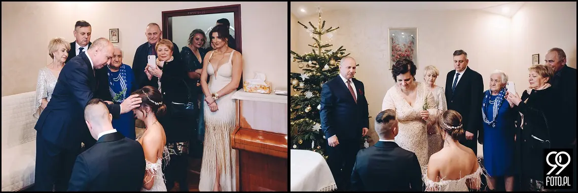 Sylwestrowy ślub, Sala Bankietowa Impresja Jordanów, fotograf weselny