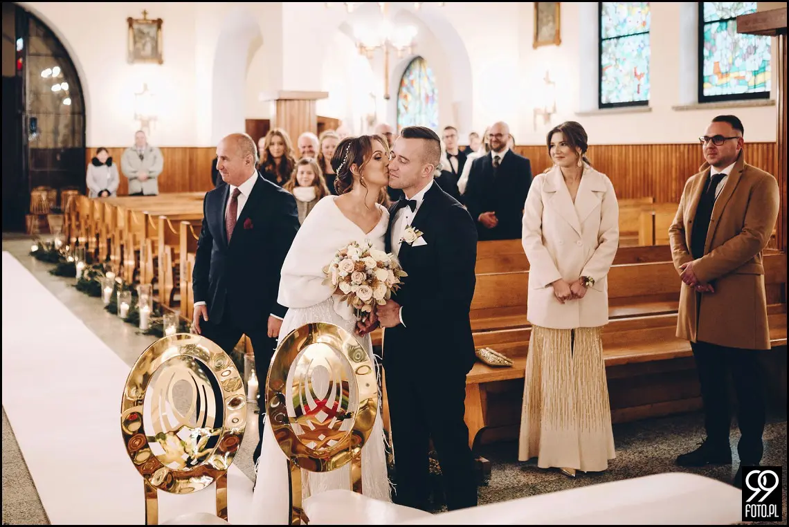 Sylwestrowy ślub, Sala Bankietowa Impresja Jordanów, fotograf weselny