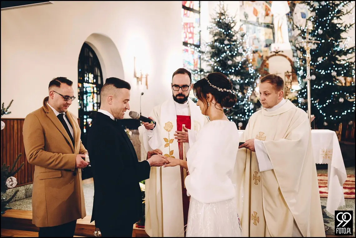 Sylwestrowy ślub, Sala Bankietowa Impresja Jordanów, fotograf weselny