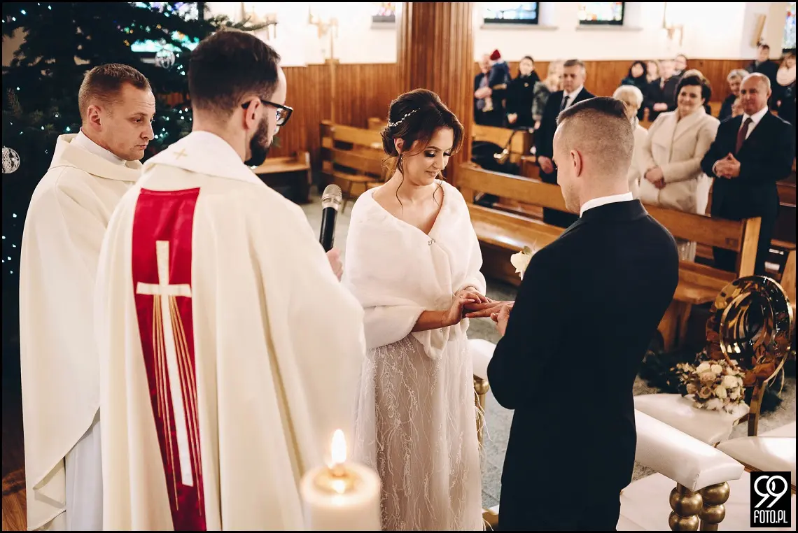 Sylwestrowy ślub, Sala Bankietowa Impresja Jordanów, fotograf weselny