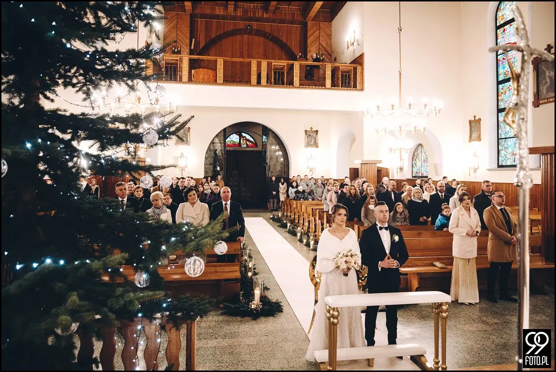 Sylwestrowy ślub, Sala Bankietowa Impresja Jordanów, fotograf weselny