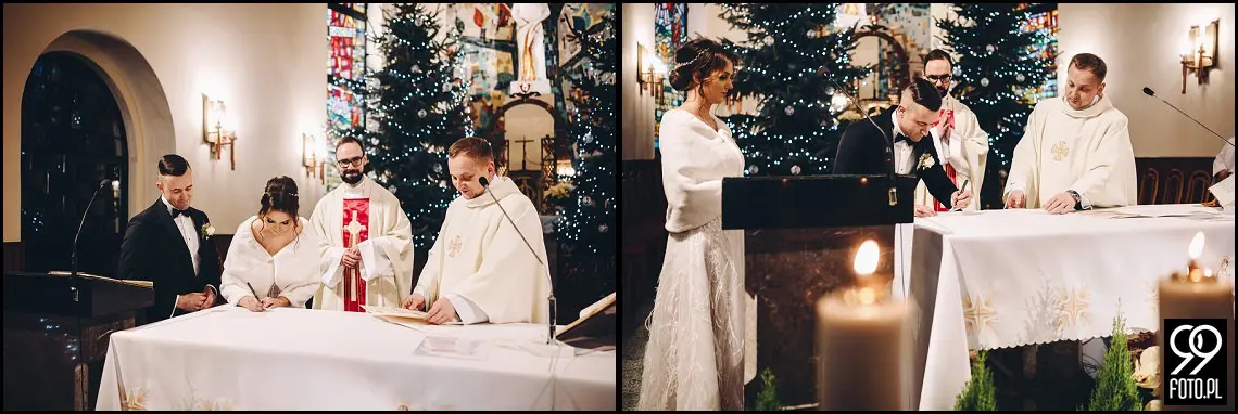 Sylwestrowy ślub, Sala Bankietowa Impresja Jordanów, fotograf weselny