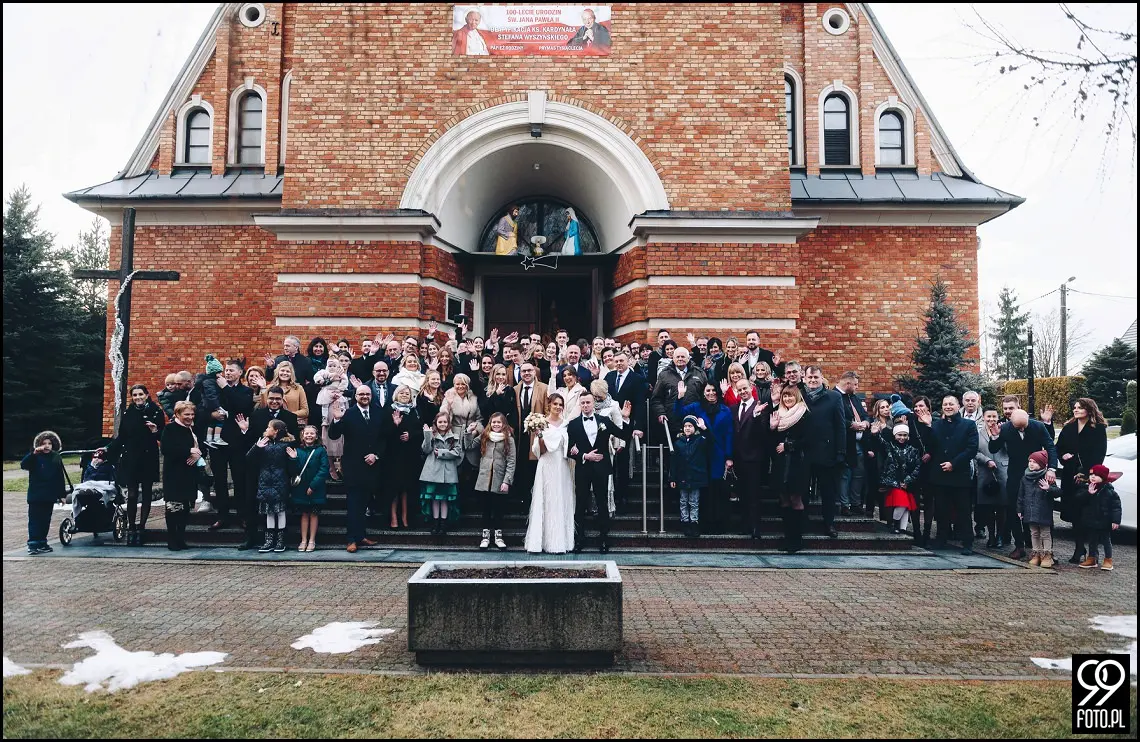 Sylwestrowy ślub, Sala Bankietowa Impresja Jordanów, fotograf weselny