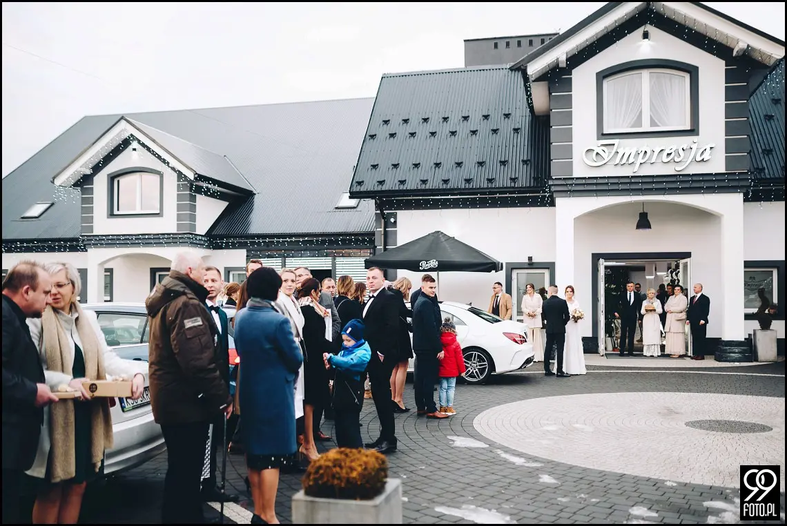 Sylwestrowy ślub, Sala Bankietowa Impresja Jordanów, fotograf weselny