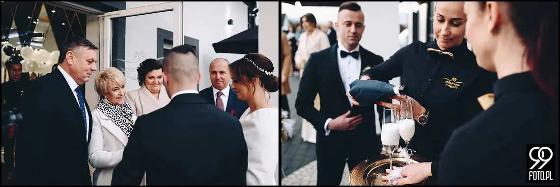 Sylwestrowy ślub, Sala Bankietowa Impresja Jordanów, fotograf weselny