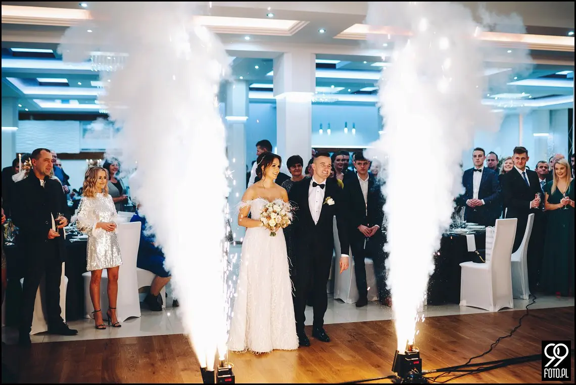Sylwestrowy ślub, Sala Bankietowa Impresja Jordanów, fotograf weselny