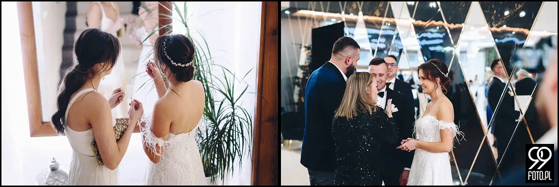 Sylwestrowy ślub, Sala Bankietowa Impresja Jordanów, fotograf weselny
