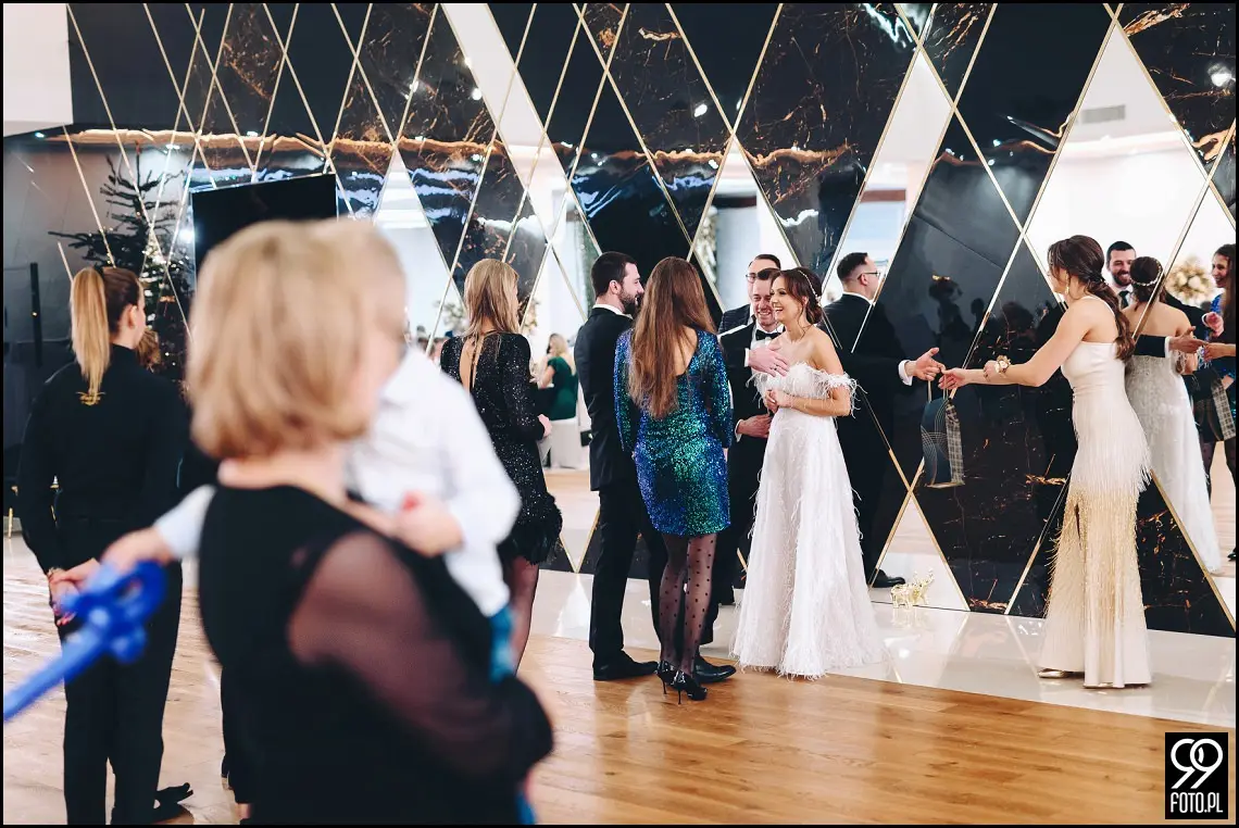 Sylwestrowy ślub, Sala Bankietowa Impresja Jordanów, fotograf weselny