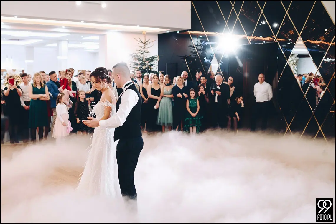 Sylwestrowy ślub, Sala Bankietowa Impresja Jordanów, fotograf weselny