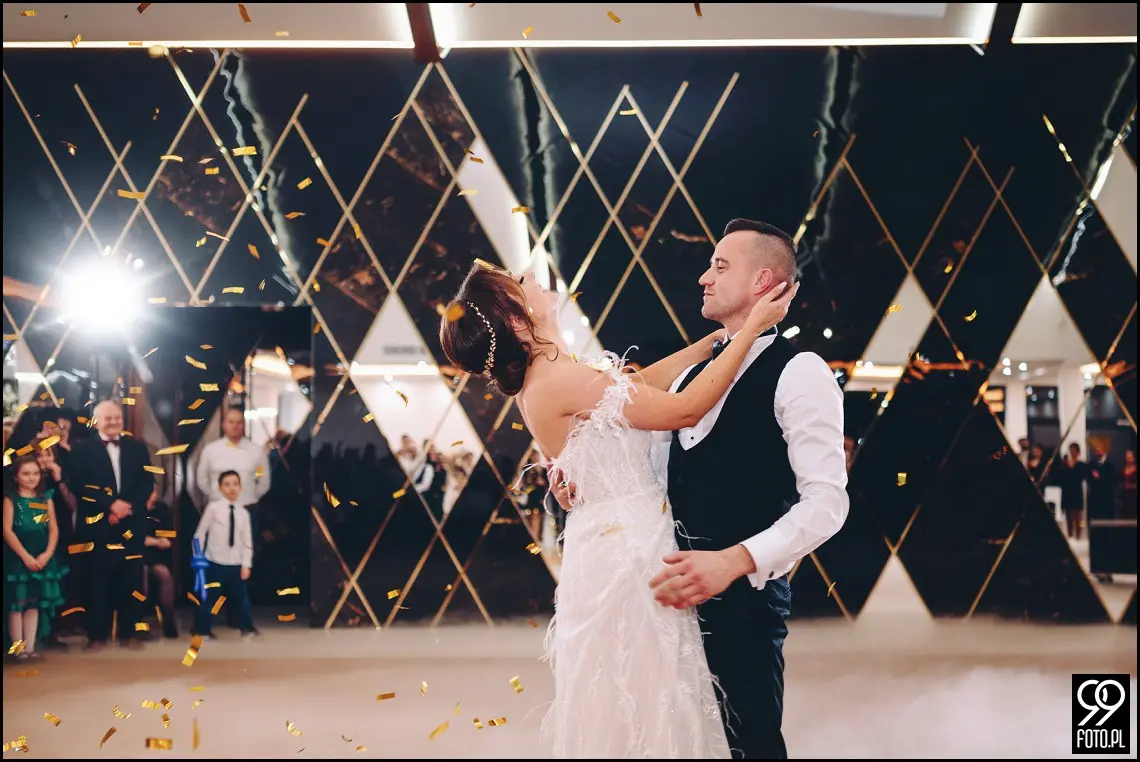 Sylwestrowy ślub, Sala Bankietowa Impresja Jordanów, fotograf weselny