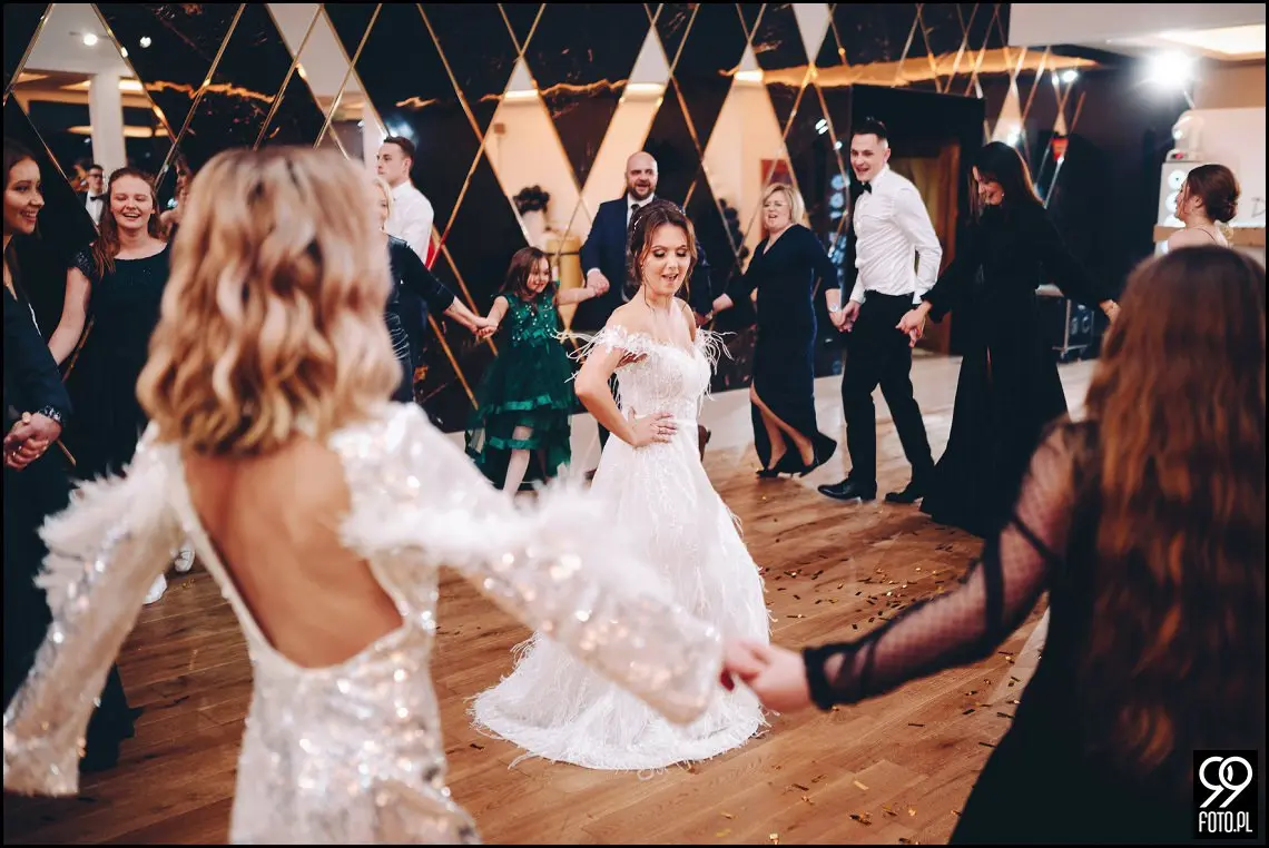 Sylwestrowy ślub, Sala Bankietowa Impresja Jordanów, fotograf weselny