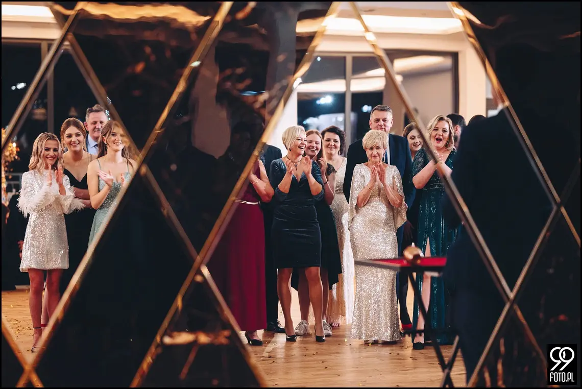 Sylwestrowy ślub, Sala Bankietowa Impresja Jordanów, fotograf weselny