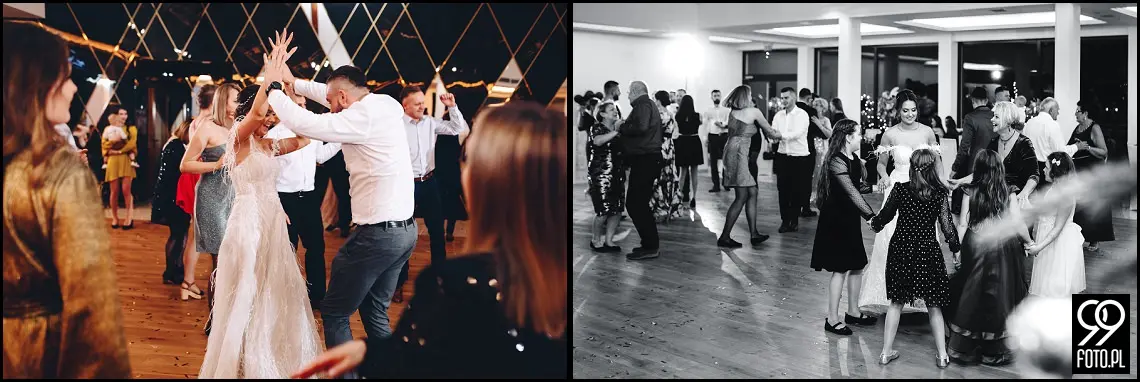 Sylwestrowy ślub, Sala Bankietowa Impresja Jordanów, fotograf weselny