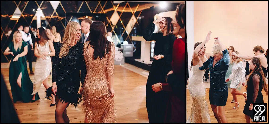 Sylwestrowy ślub, Sala Bankietowa Impresja Jordanów, fotograf weselny