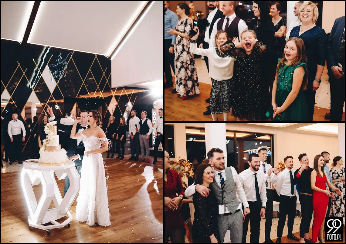 Sylwestrowy ślub, Sala Bankietowa Impresja Jordanów, fotograf weselny