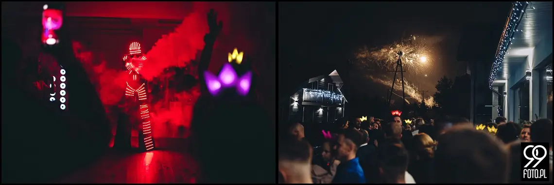 Sylwestrowy ślub, Sala Bankietowa Impresja Jordanów, fotograf weselny
