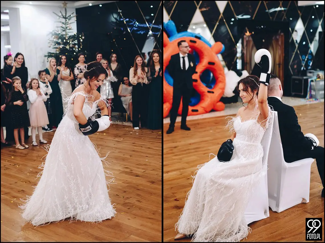 Sylwestrowy ślub, Sala Bankietowa Impresja Jordanów, fotograf weselny