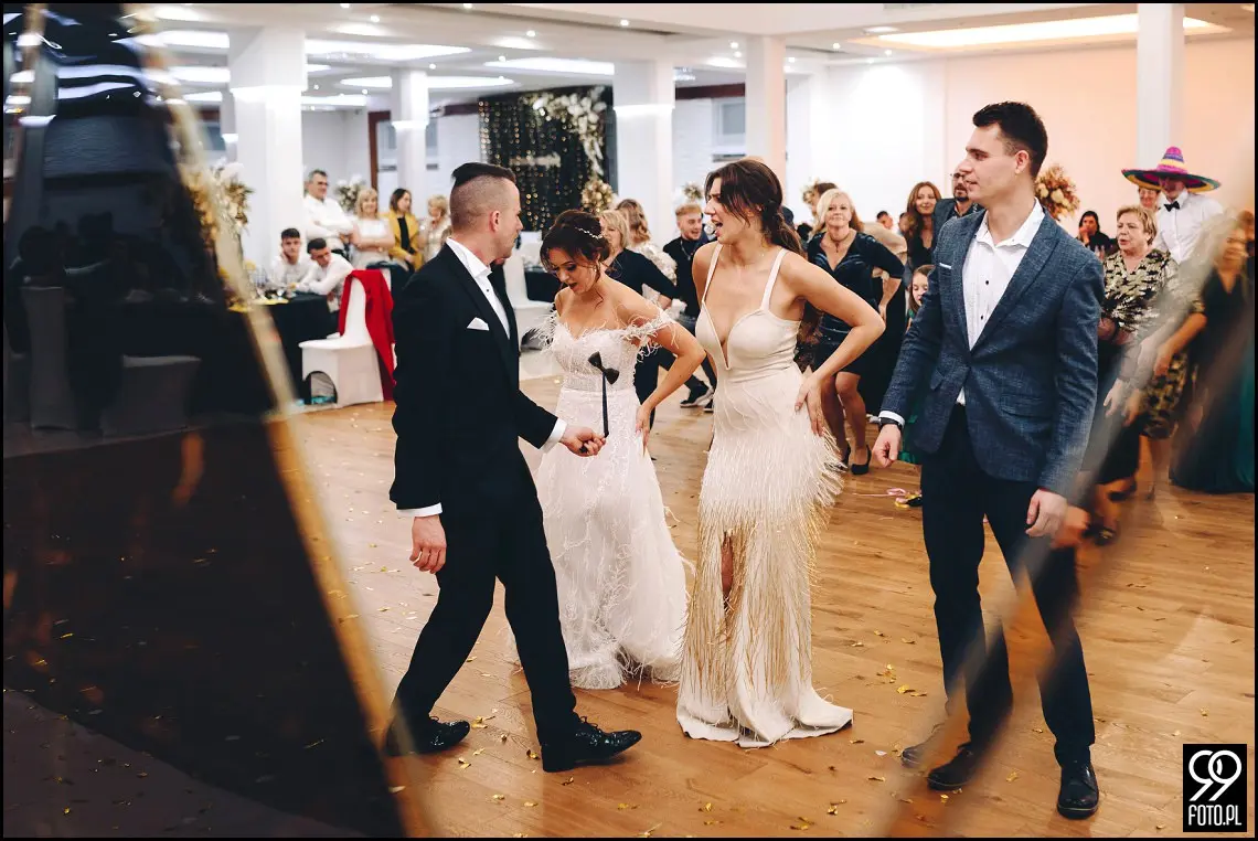 Sylwestrowy ślub, Sala Bankietowa Impresja Jordanów, fotograf weselny