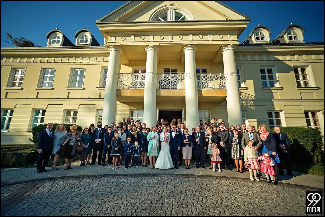 fotograf na ślub szczurowa,zdjęcia ślubne pałac Śmiłowice