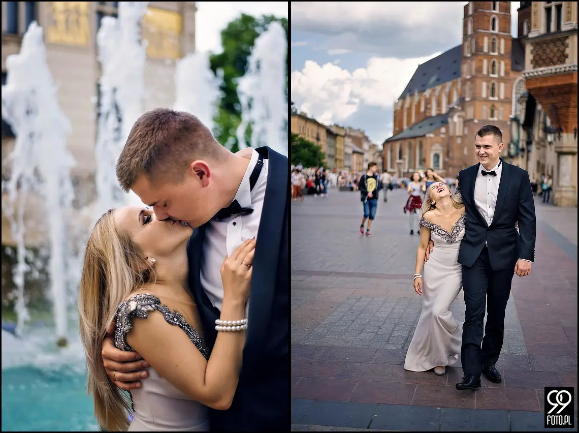 sesja ślubna kazimierz,plener ślubny kraków,zdjęcia ślubne na rynku w krakowie