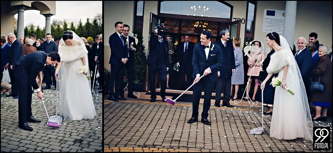 reportaż ślubny jordanów,zdjęcia ślubne restauracja dworek fantazja