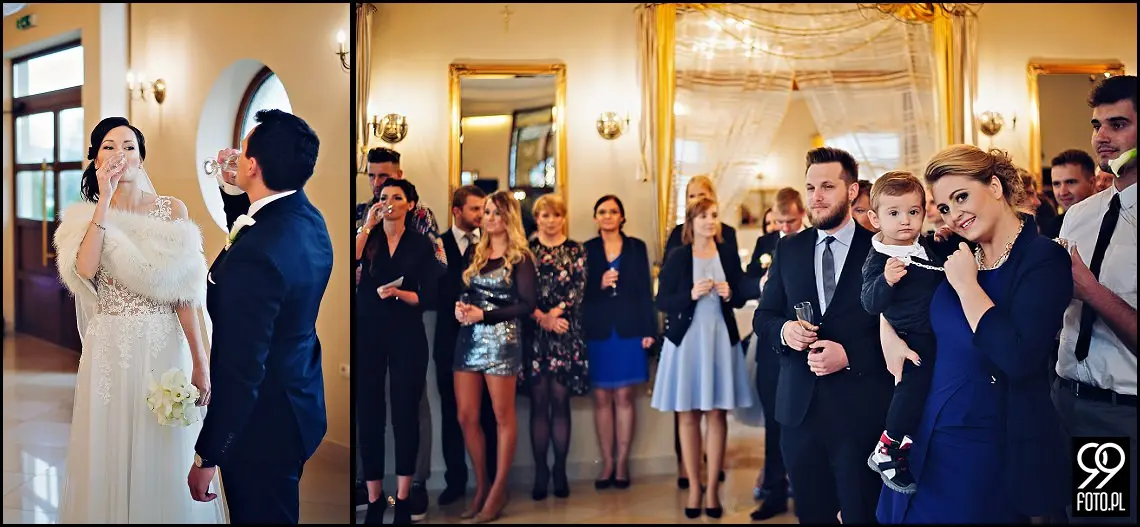 reportaż ślubny jordanów,zdjęcia ślubne restauracja dworek fantazja