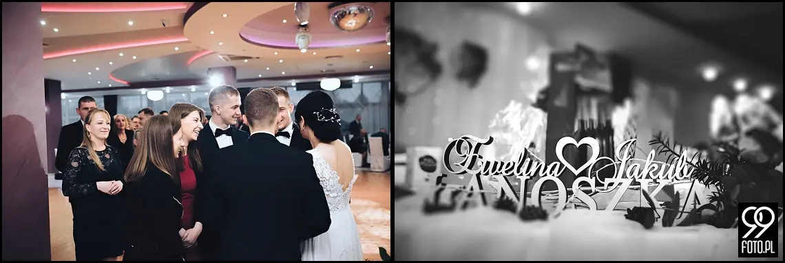 alexia ochojno, nowoczesna sala weselna, ślub w mogilanach, fotograf na wesele dobczyce