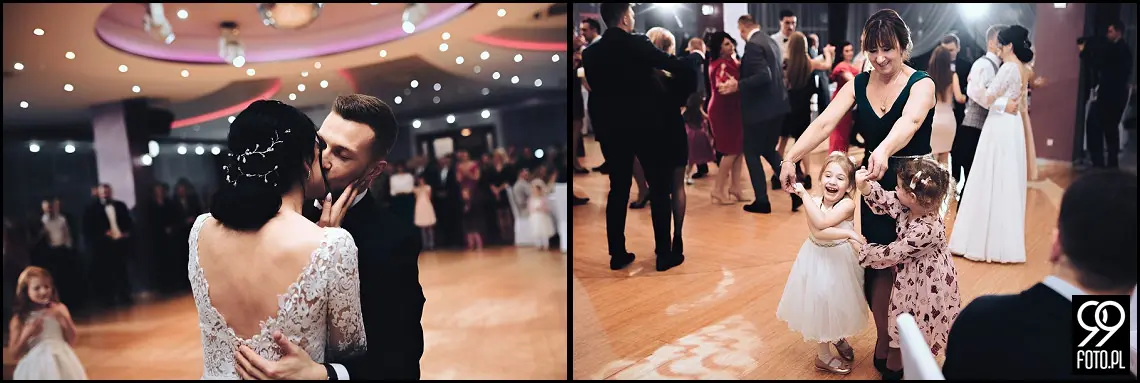 alexia ochojno, nowoczesna sala weselna, ślub w mogilanach, fotograf na wesele dobczyce