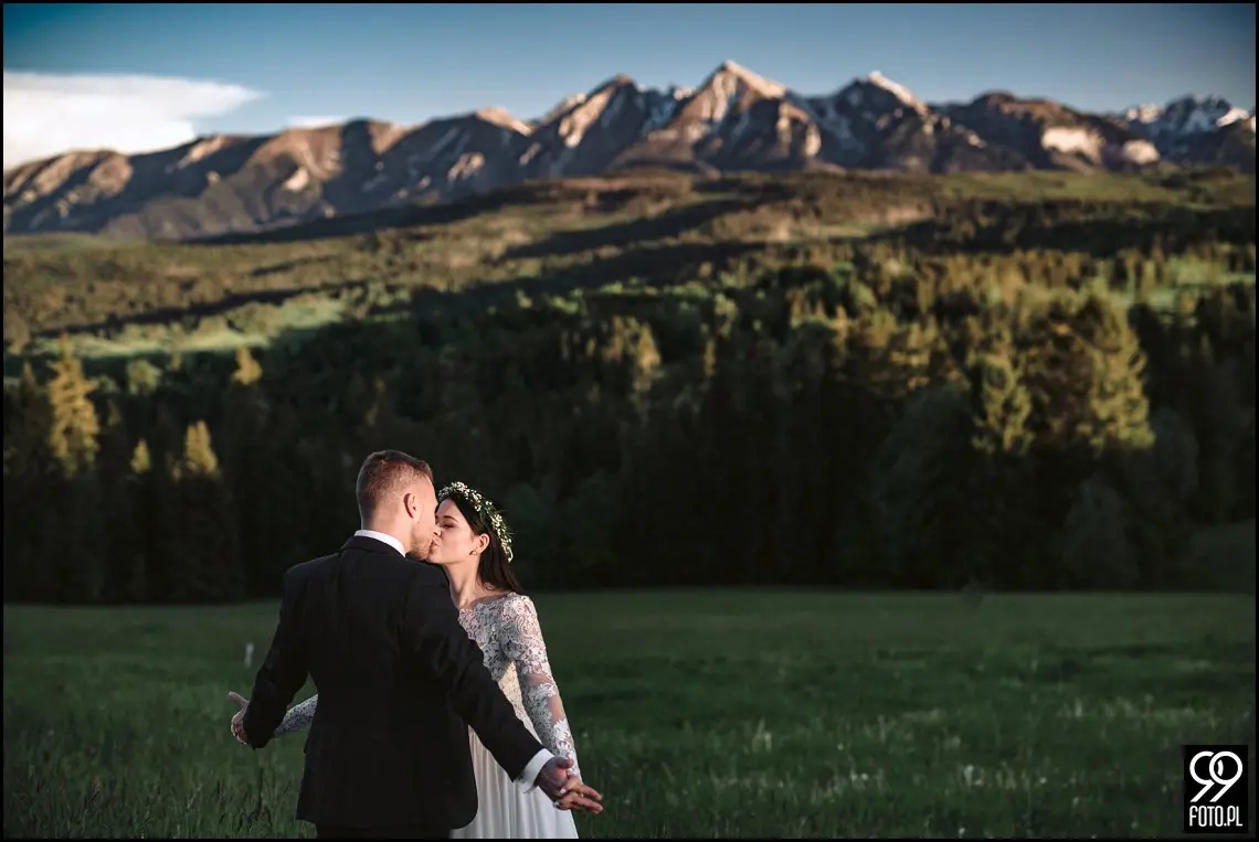 sesja ślubna pieniny, wysoki wierch w pieninach, fotograf na sesje ślubną szczawnica
