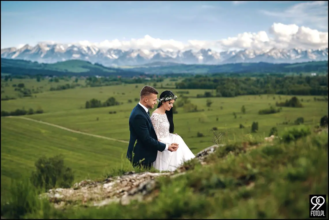 sesja ślubna pieniny, wysoki wierch w pieninach, fotograf na sesje ślubną szczawnica