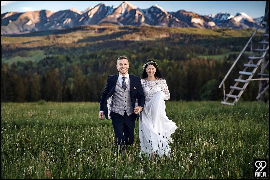 sesja ślubna pieniny, wysoki wierch w pieninach, fotograf na sesje ślubną szczawnica