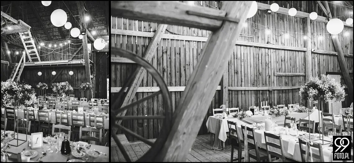 wesele w stodole, rustykalne wesele pod krakowem, folwark wiązy marszowice, ślub boho
