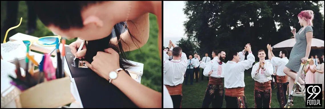 wesele w stodole, rustykalne wesele pod krakowem, folwark wiązy marszowice, ślub boho