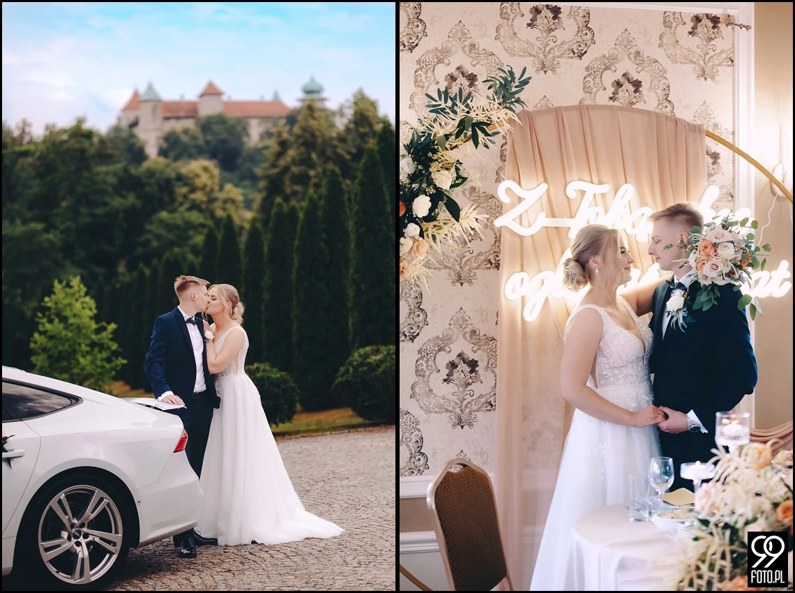 Dom weselny Panorama Stary Wiśnicz, ślub przy Zamku