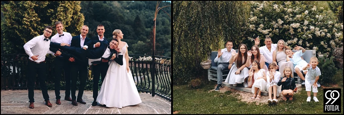 Dom weselny Oberwanka Łostówka, ślub w Beskidach