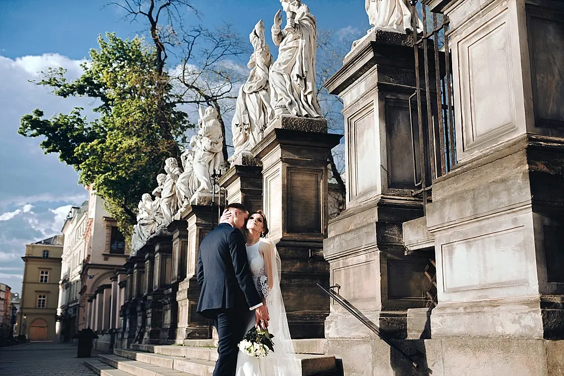 plener śłubny Bulwary Wiślane