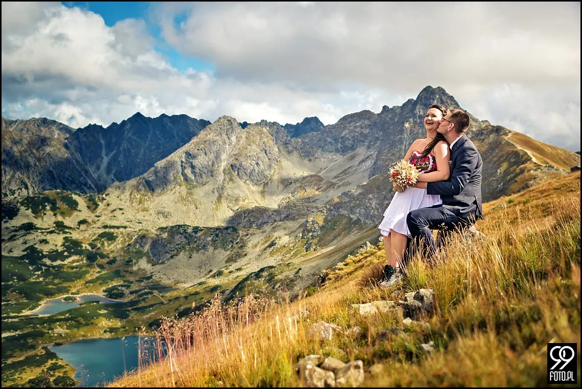 zdjęcia ślubne kasprowy wierch,plener ślubny zakopane