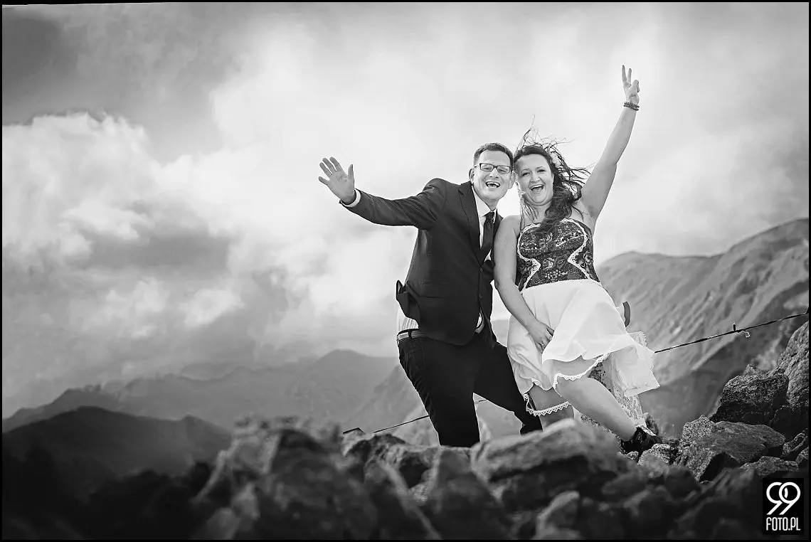 zdjęcia ślubne kasprowy wierch,plener ślubny zakopane