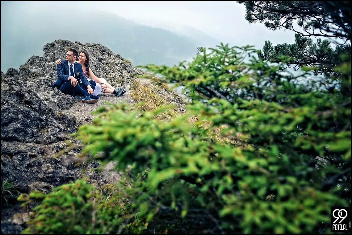 zdjęcia ślubne kasprowy wierch,plener ślubny zakopane