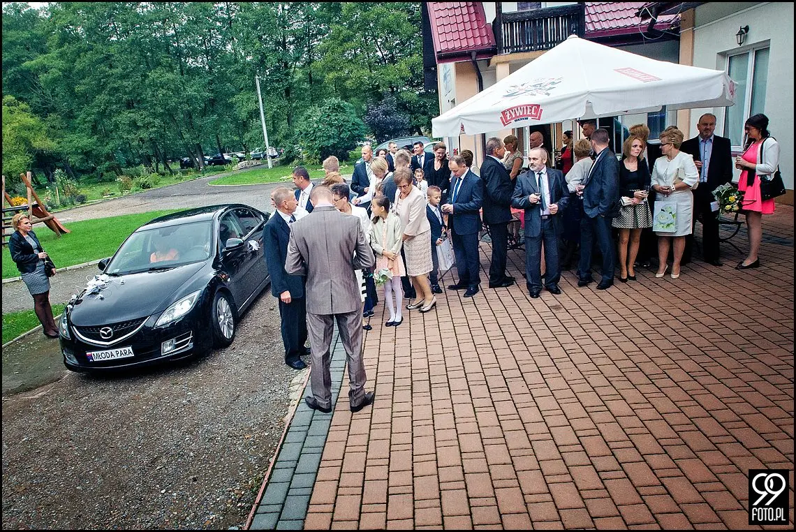 fotograf na wesele kraków,zdjęcia ślubne w restauracji zajazd polesie