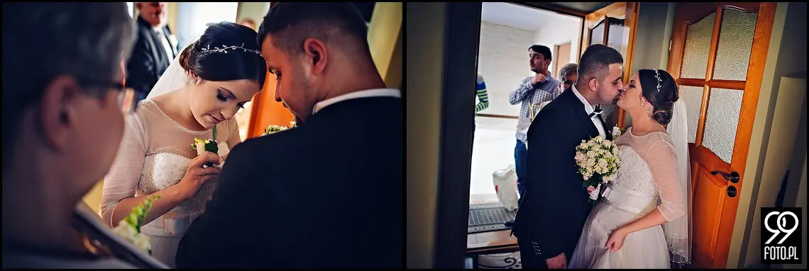 reportaż ślubny wadowice,zdjęcia ślubne chocznia