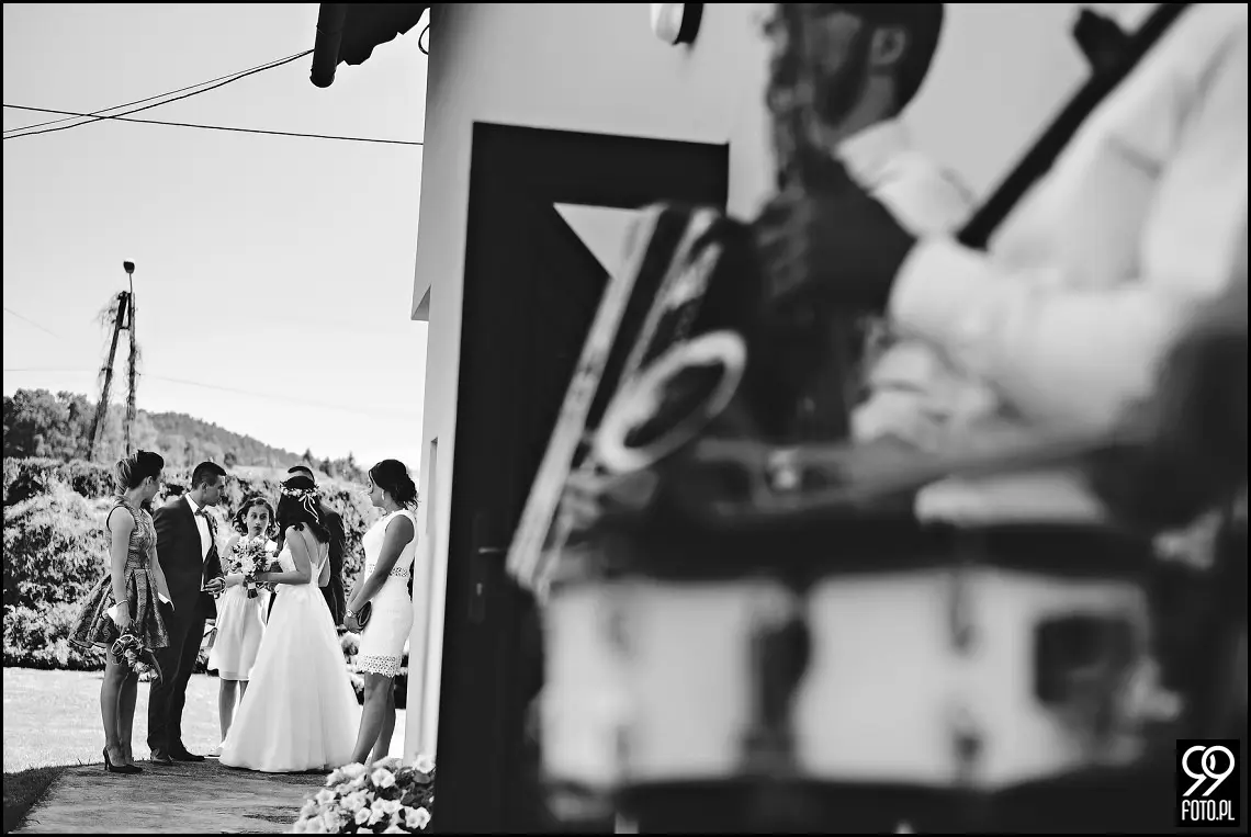 dekoracja sali weselnej,styl rustykalny,osp zawada,fotograf ślubny myślenice