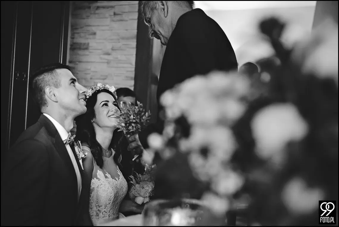 dekoracja sali weselnej,styl rustykalny,osp zawada,fotograf ślubny myślenice