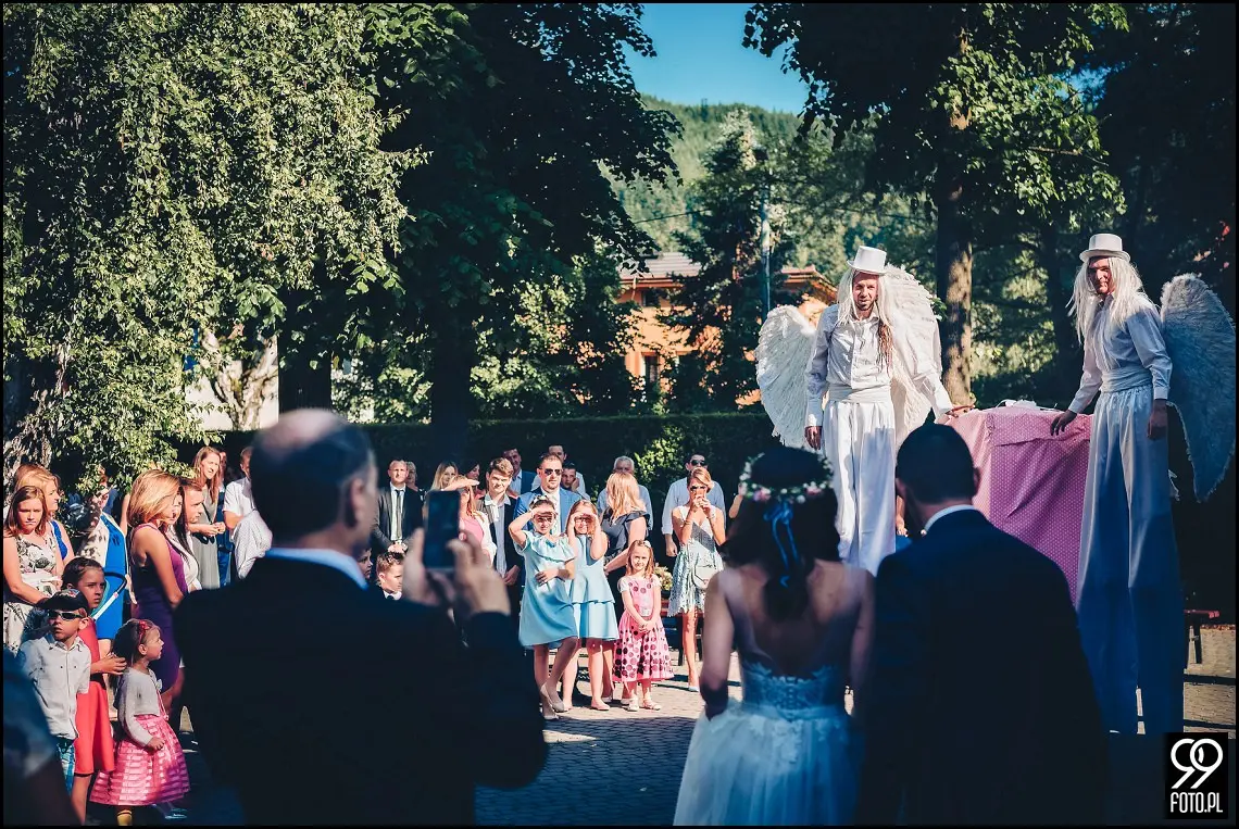 dekoracja sali weselnej,styl rustykalny,osp zawada,fotograf ślubny myślenice