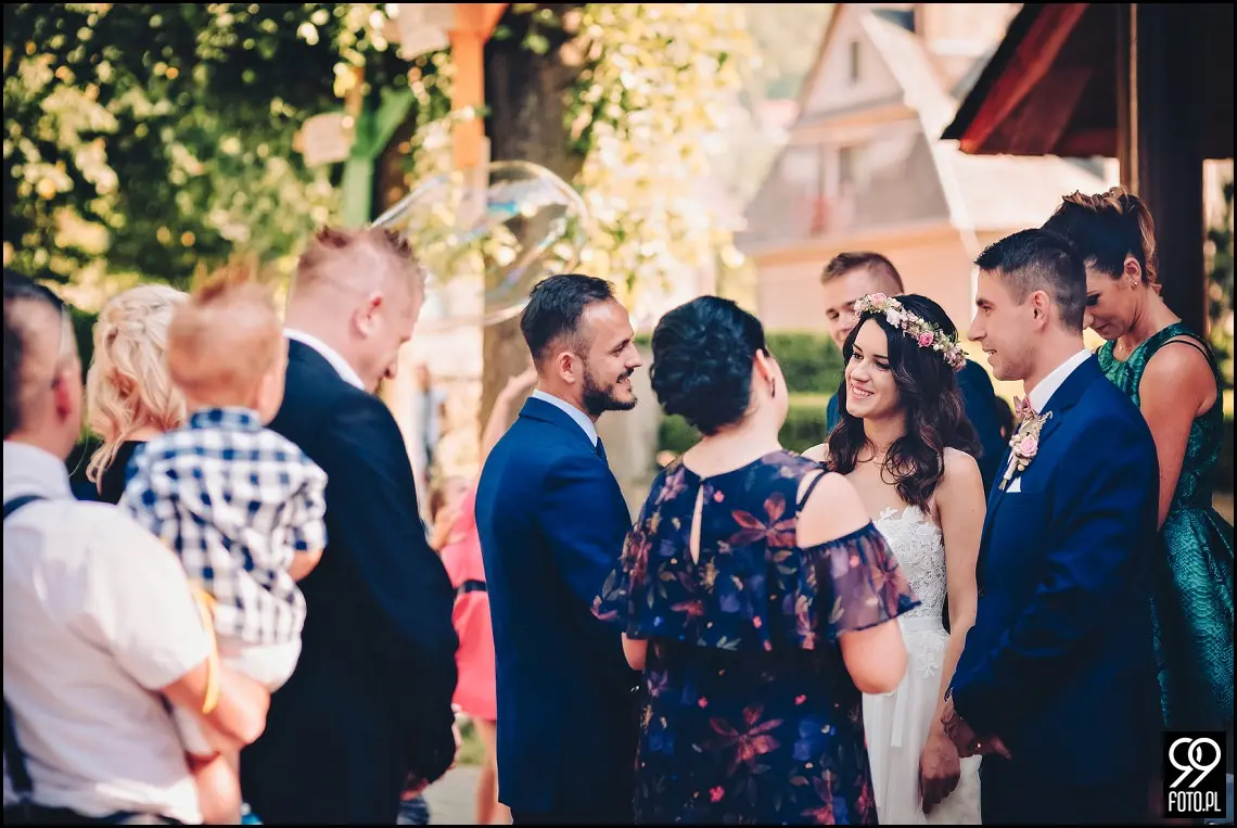 dekoracja sali weselnej,styl rustykalny,osp zawada,fotograf ślubny myślenice