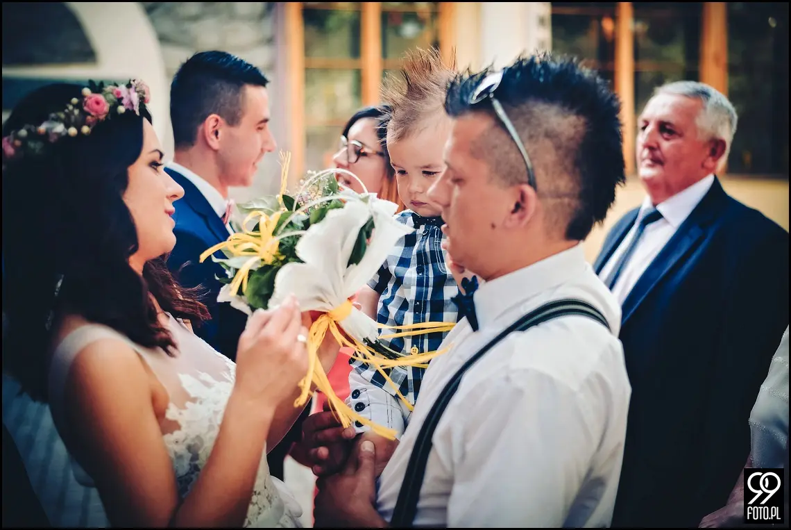 dekoracja sali weselnej,styl rustykalny,osp zawada,fotograf ślubny myślenice