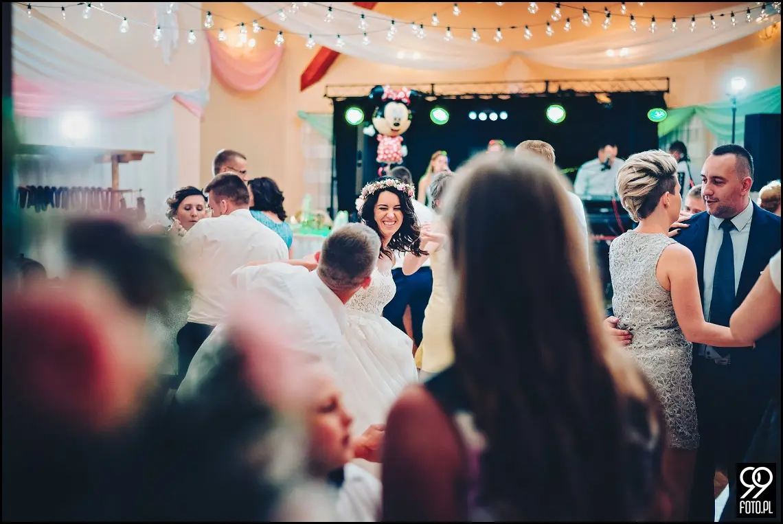 dekoracja sali weselnej,styl rustykalny,osp zawada,fotograf ślubny myślenice