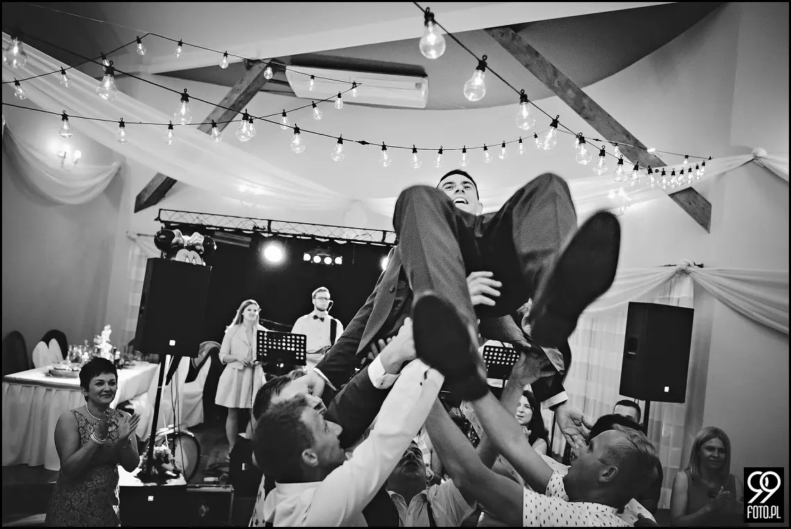 dekoracja sali weselnej,styl rustykalny,osp zawada,fotograf ślubny myślenice