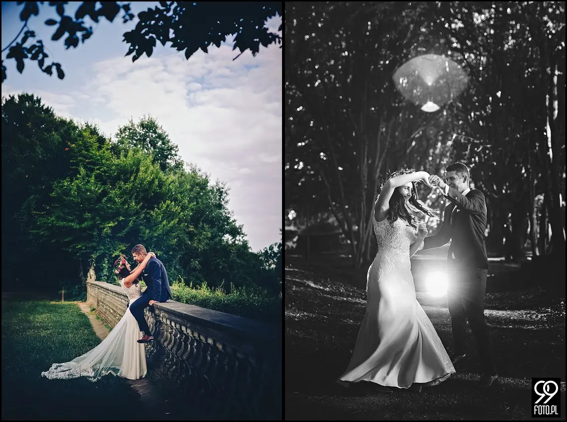 park w mogilanach,plener ślubny zakrzówek,sesja ślubna kazimierz