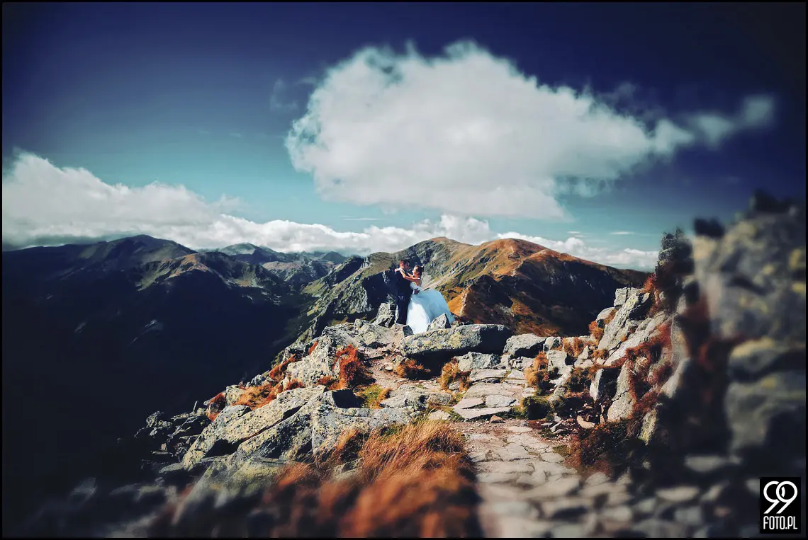 Opactwo Cystersów Mogiła, Plener ślubny Czarny Staw Gąsienicowy, Sesja zdjęciowa Kasprowy Wierch